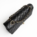 迪奥 Lady Dior 系列藤格纹漆皮手提包